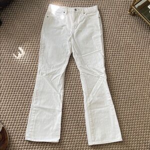 Nili Lotan White  Boot Cut Jeans